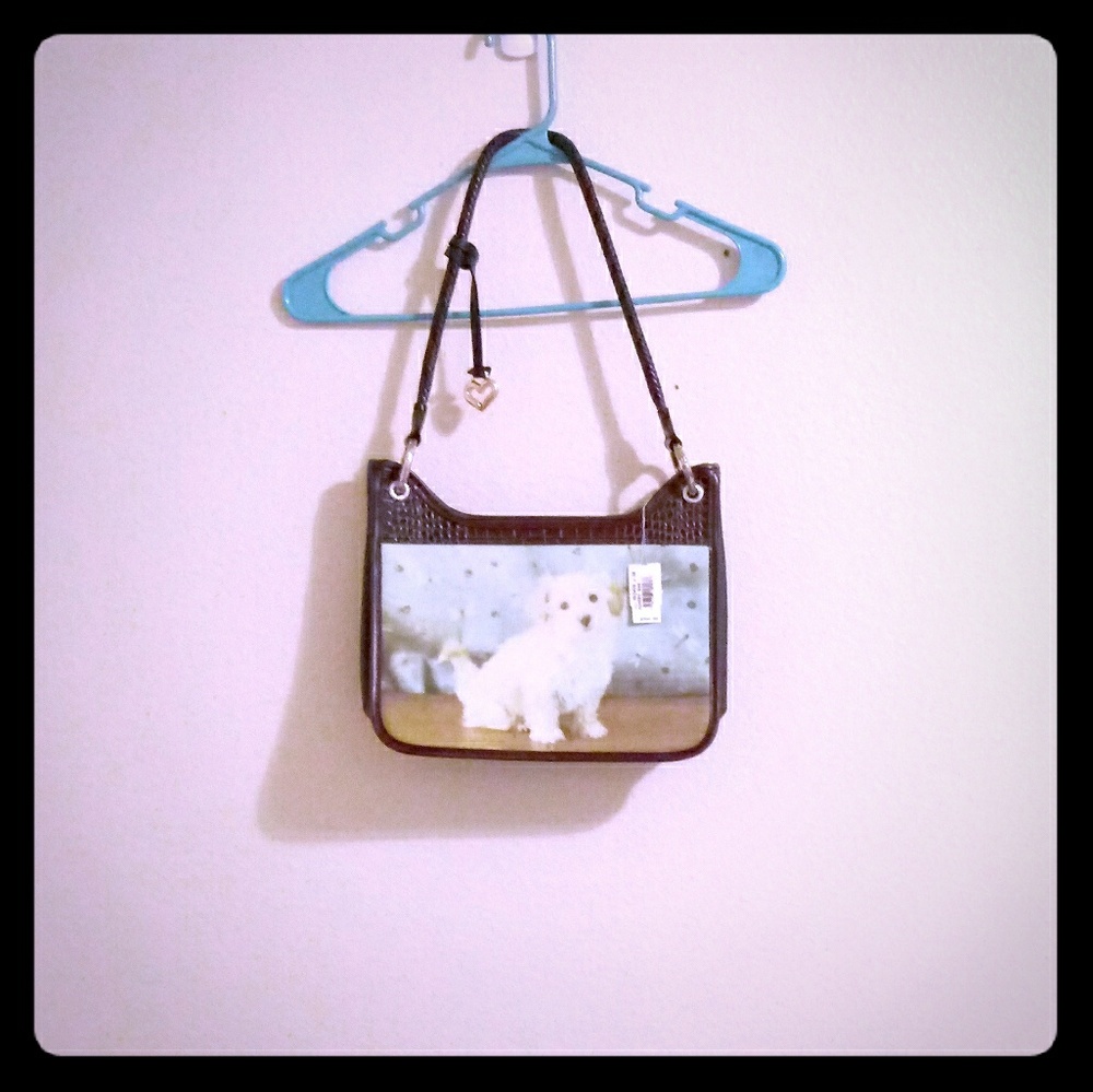 NWT Brighton· Puppy Design Shoulder Purse